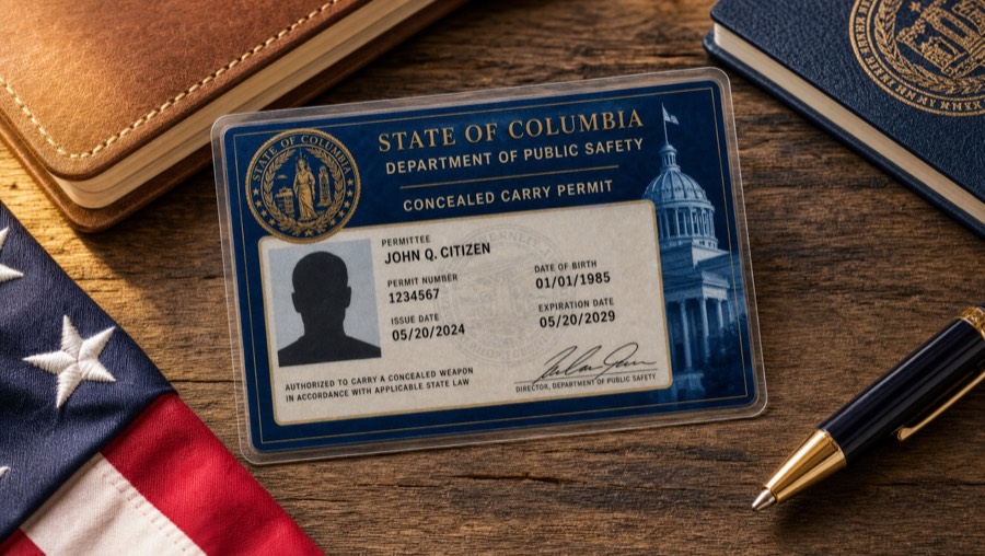 Official permit card